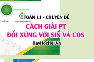 Cách giải phương trình đối xứng với Sinx và Cosx - Toán 11 chuyên đề